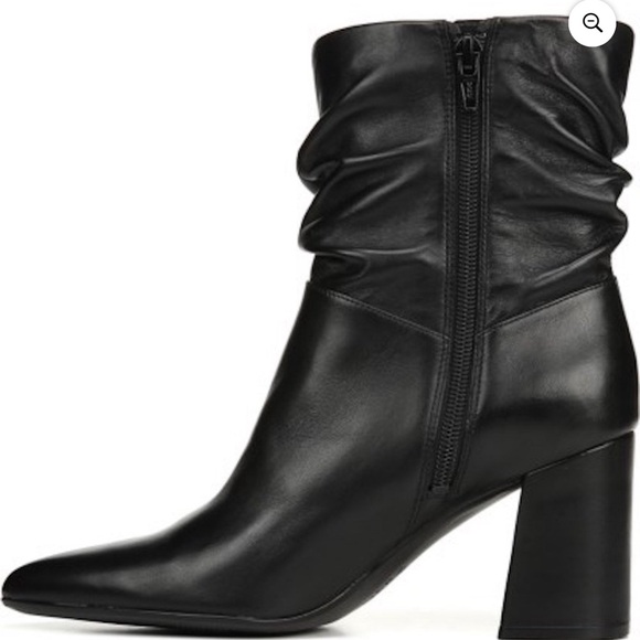 COPY - Naturalizer Hollace slouchy leather chunky ankle booties - Picture 3 of 6